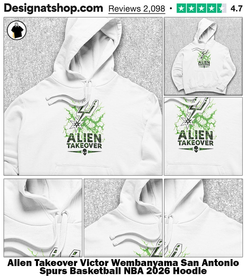Alien Takeover Victor Wembanyama San Antonio Spurs Basketball NBA 2026 shirt