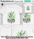 Alien Takeover Victor Wembanyama San Antonio Spurs Basketball NBA 2026 shirt