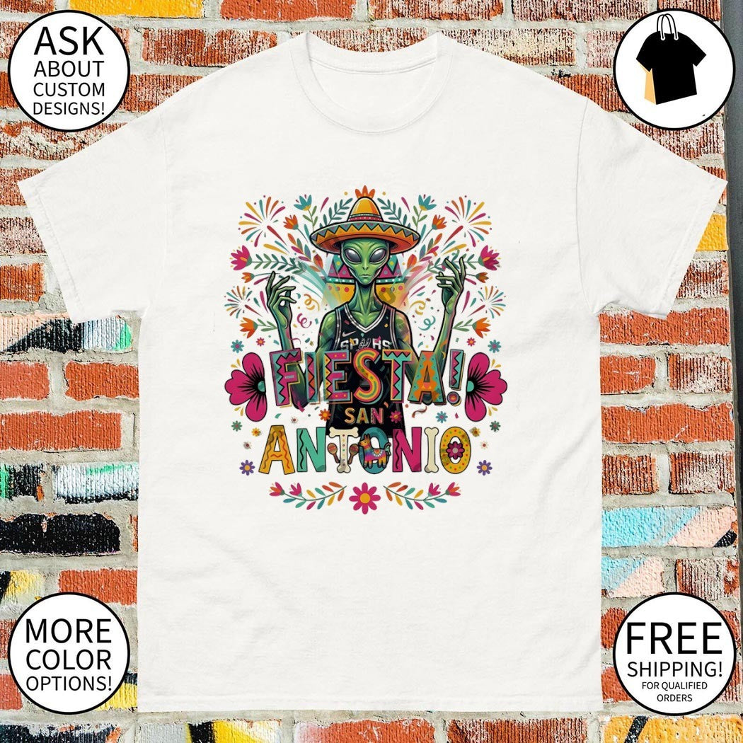 Alien Victor Wembanyama Mexico San Antonio Spurs Basketball floral shirt