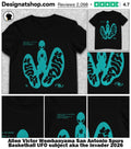 Alien Victor Wembanyama San Antonio Spurs Basketball UFO subject aka the invader 2026 shirt