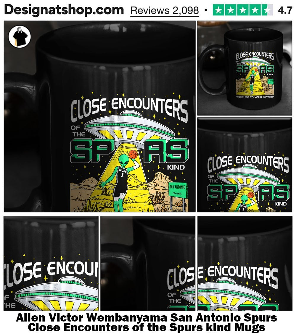 Alien Victor Wembanyama San Antonio Spurs Close Encounters of the Spurs kind shirt