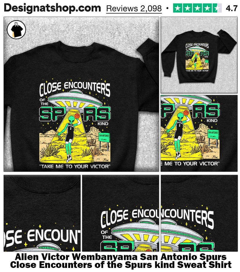 Alien Victor Wembanyama San Antonio Spurs Close Encounters of the Spurs kind shirt