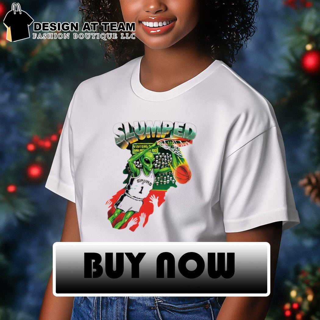 Alien Wemby San Antonio Spurs Slumped Basketball NBA 2026 shirt