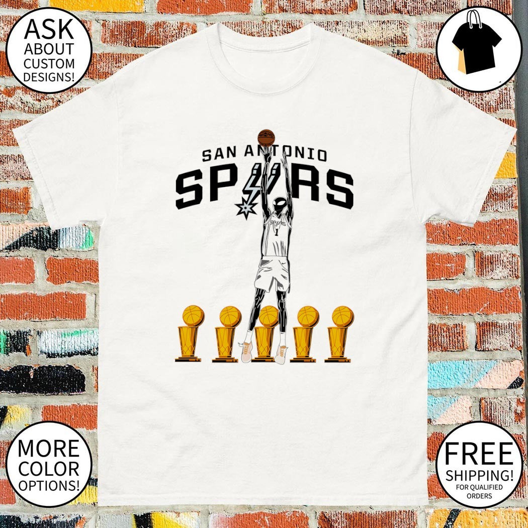 Alien x Victor Wembanyama San Antonio Spurs Basketball Player Trophys shirt