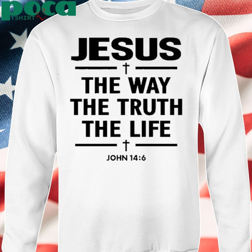 Alisson Becker Wearing Jesus The Way The Truth The Life Shirt