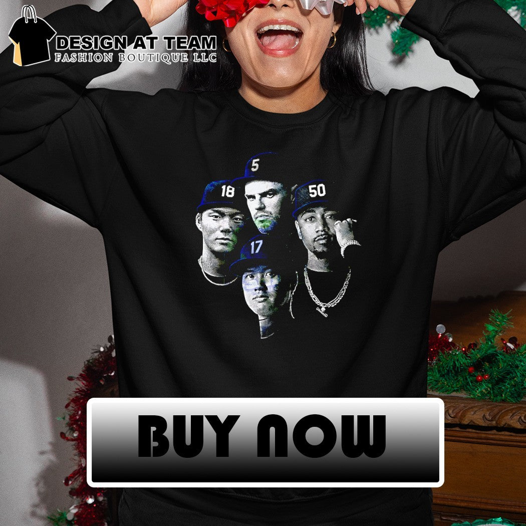 All Eyez On LA Tupac Shakur Shohei Ohtani Yoshinobu Yamamoto Mookie Betts Freddie Freeman Los Angeles Dodgers shirt