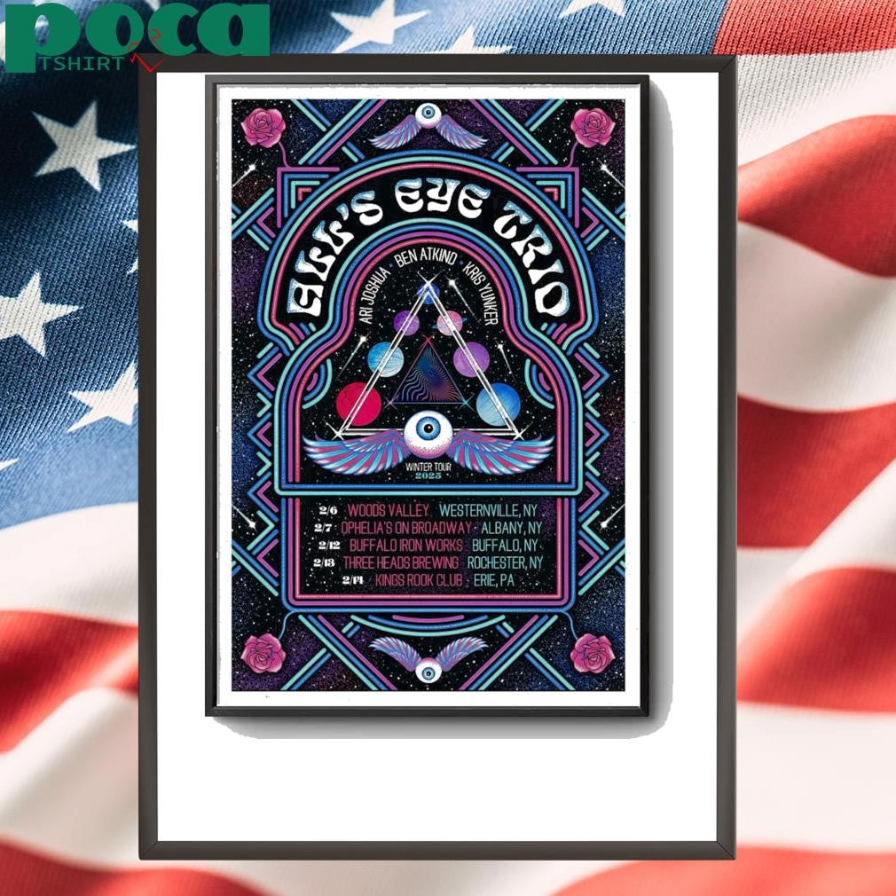 All’S Eye Tio Winter Tour 2025 Feb 6-7-12-13-14 Event Poster shirt