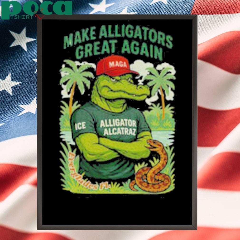 Alligator Alcatraz MAGA red hat make Alligators great again shirt