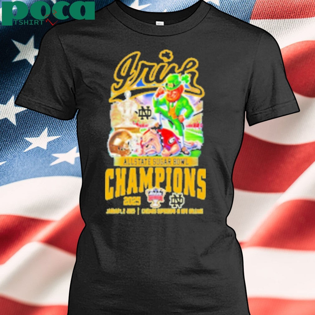 Allstate Sugar Bowl 2025 Notre Dame Fighting Irish Champions Shirt