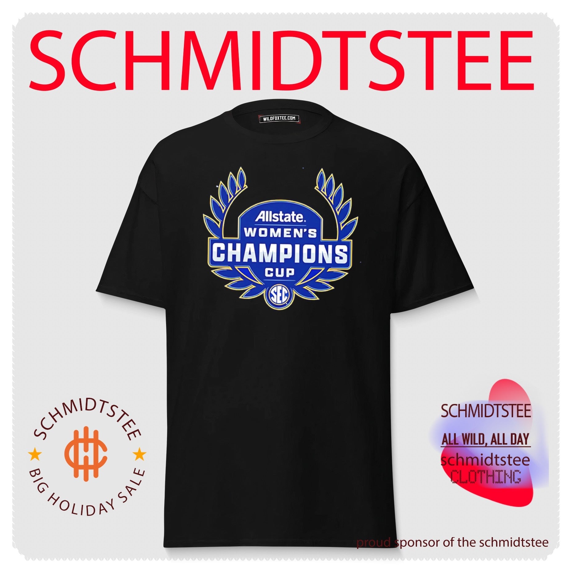 Allstate Women’s Champions Cup SEC College Soccer Tournament 2026 shirt