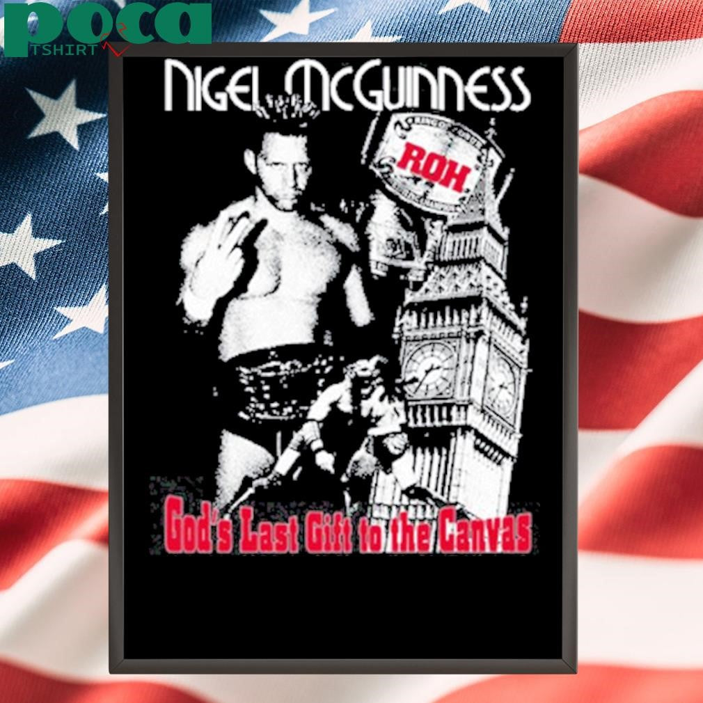 Almighty No Nigel Mcguinness God’s Last Gift To The Canvas Shirt