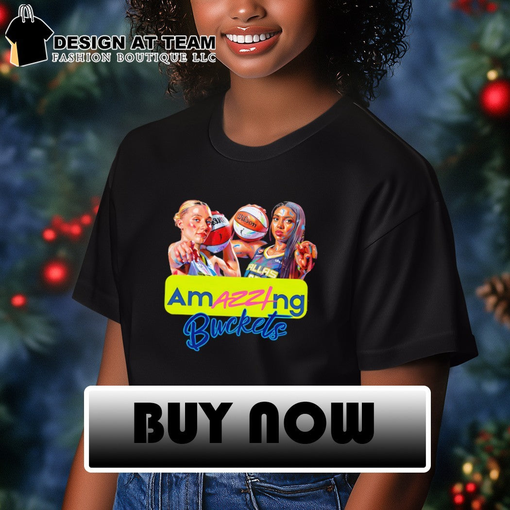 AmAzzing Buckets Paige Bueckers And Azzi Fudd WNBA Dallas Wings Vintage shirt