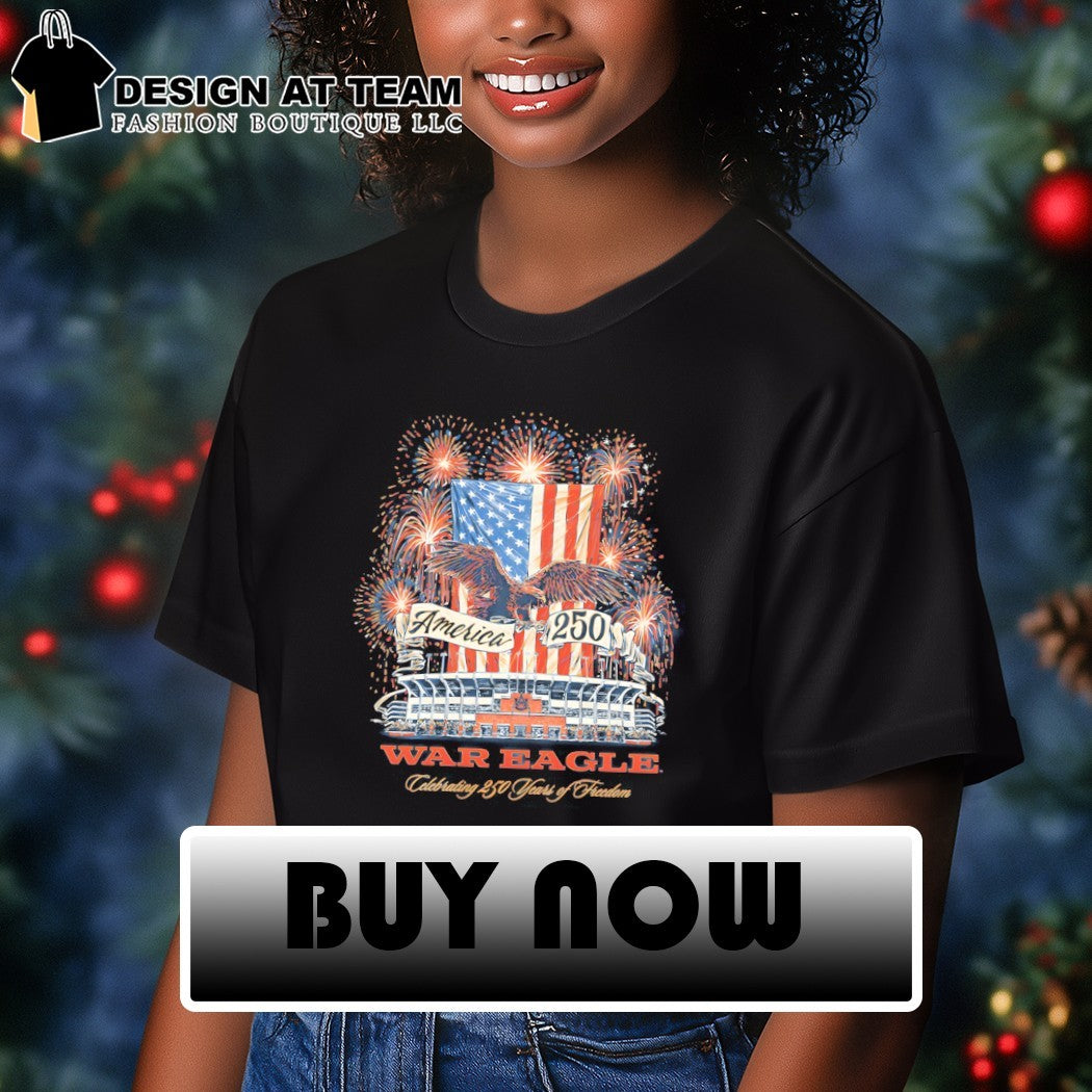 America 250 War Eagle Celebrating 250 Years of Freedom 4th of July shirt