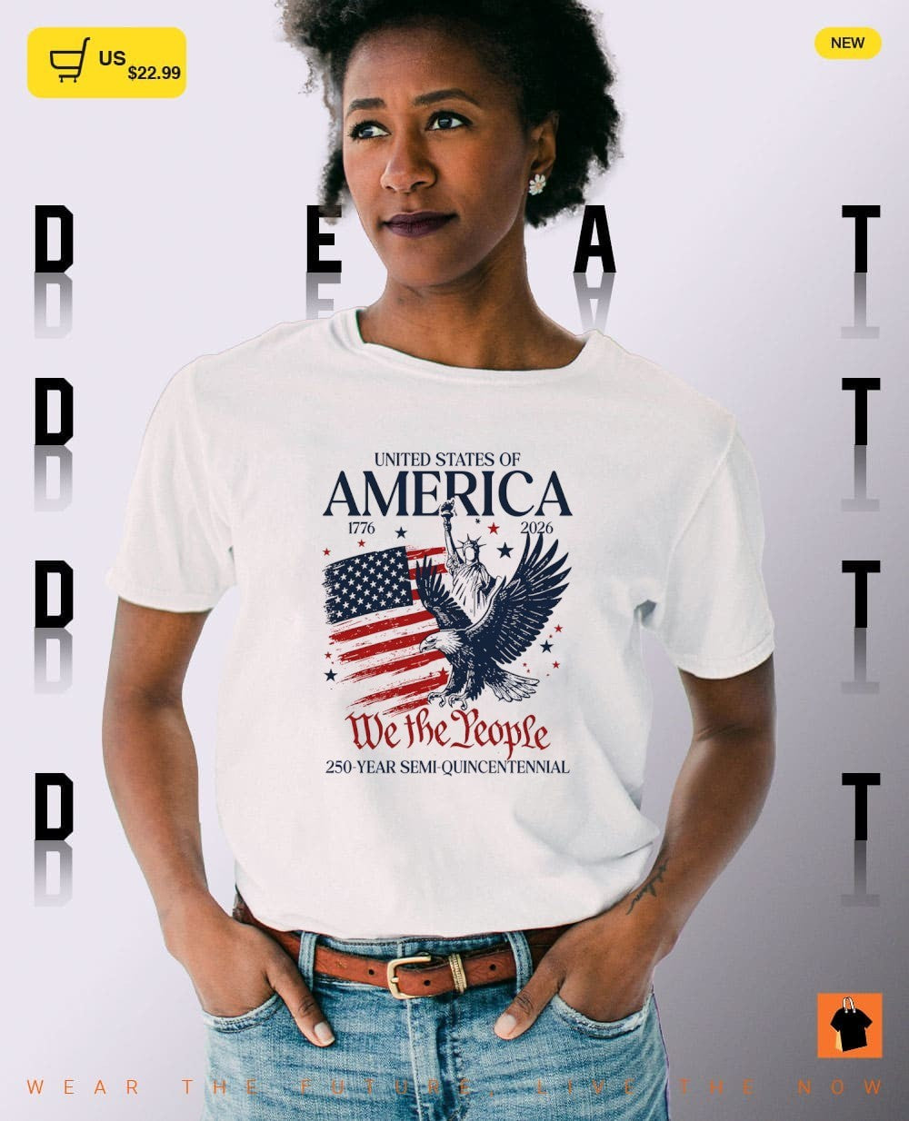 America 250 We The People United States of America flag 1776 2026 shirt