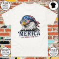 American Eagle Bandana Sunglasses Merica Since 1776 Patriotic 4th of July shirt