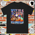 American Eagle Raccoon WTF is a Kilometer 4th Of July Freedom ain’t free est 1776 shirt