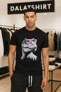 American Flag Sunglasses T-Rex Dinosaur Patriotic Head shirt