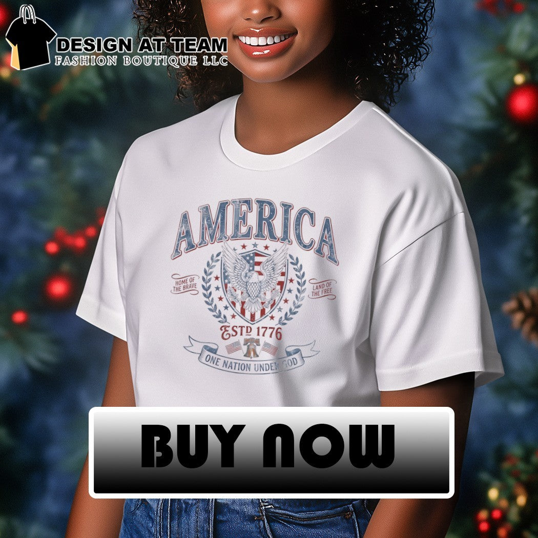 American Patriotic Eagle USA One Nation Under God Independence Day 2026 shirt