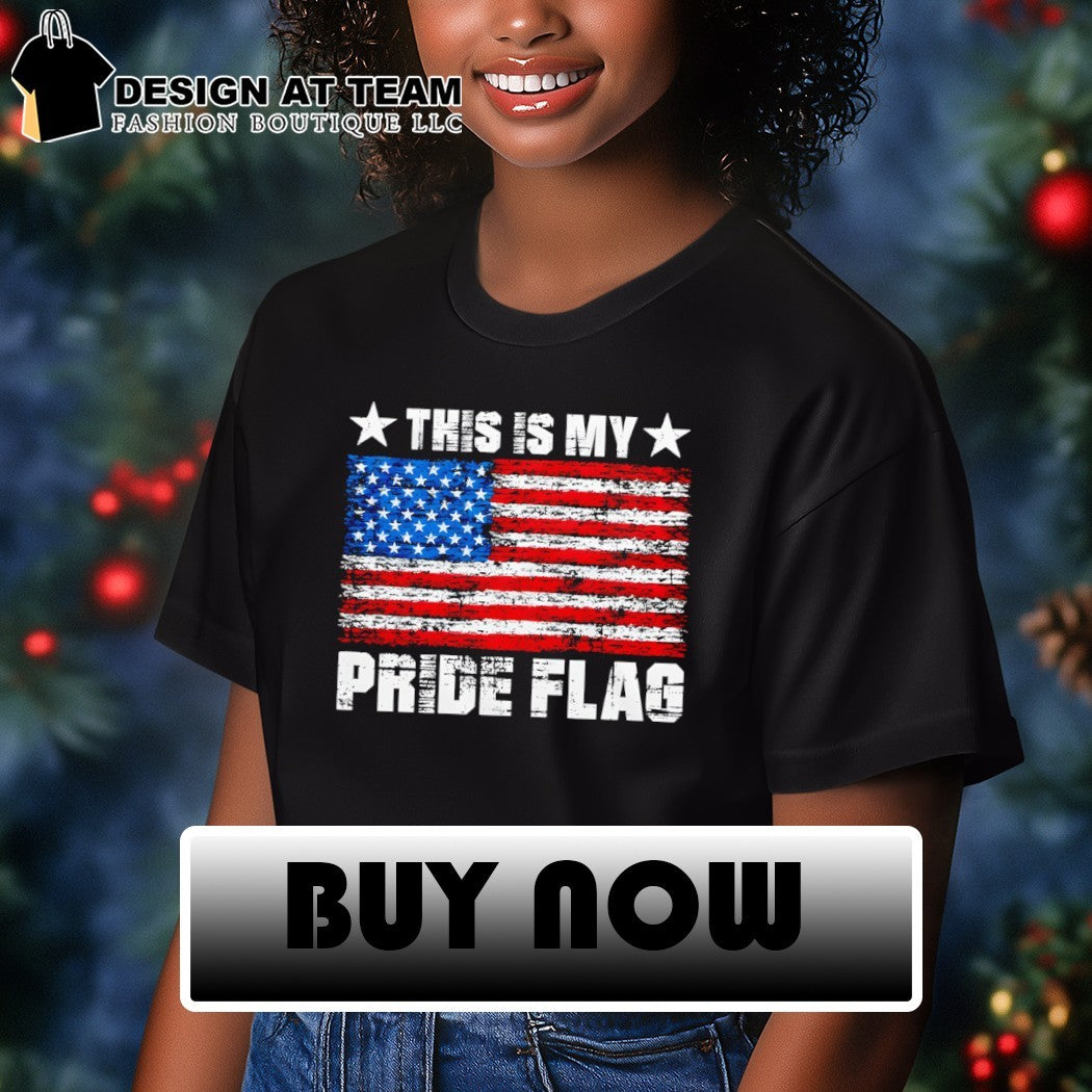 American flag this is my Pride flag USA Patriotic shirt