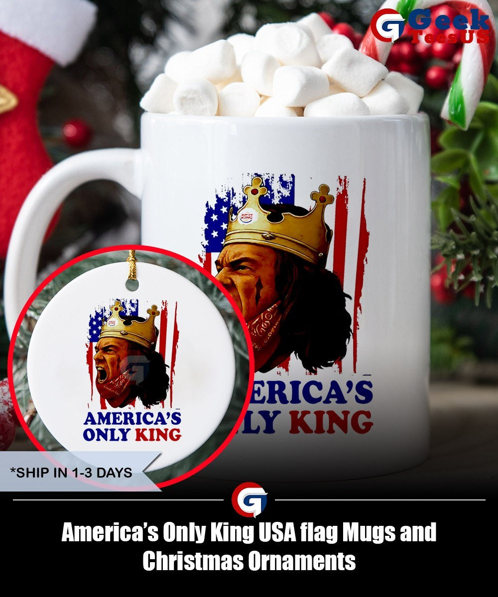 America’s Only King USA flag shirt