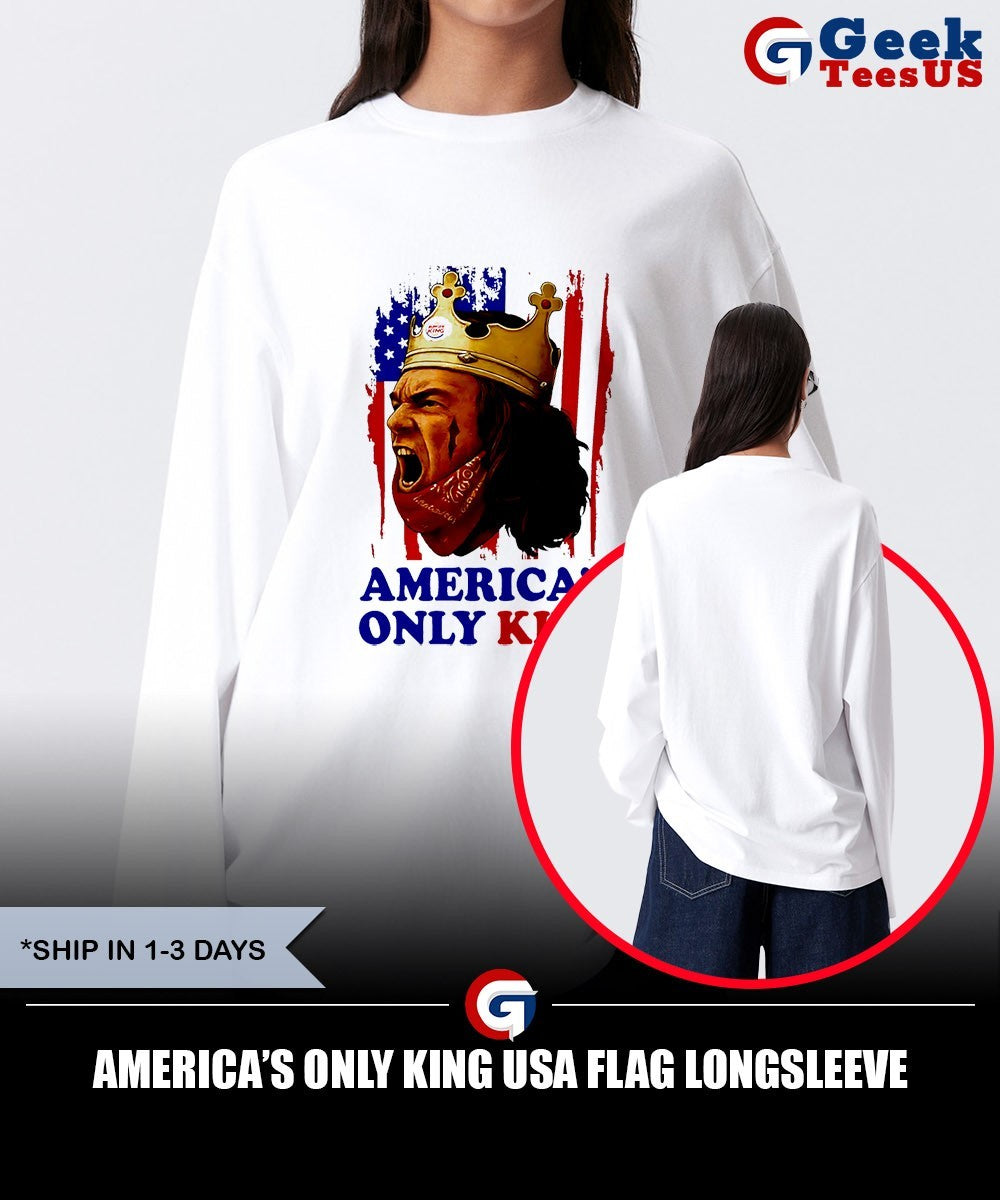 America’s Only King USA flag shirt