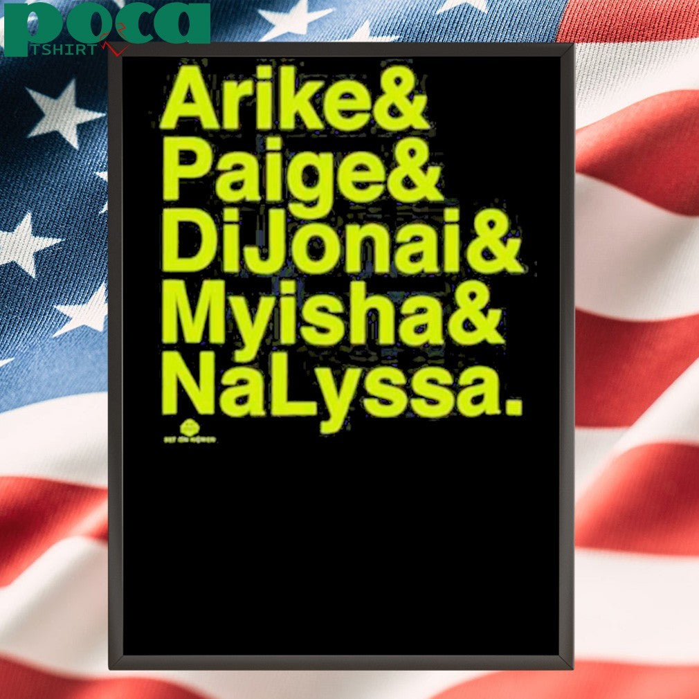 Ampersand Stars 2025 players Dallas WBB shirt