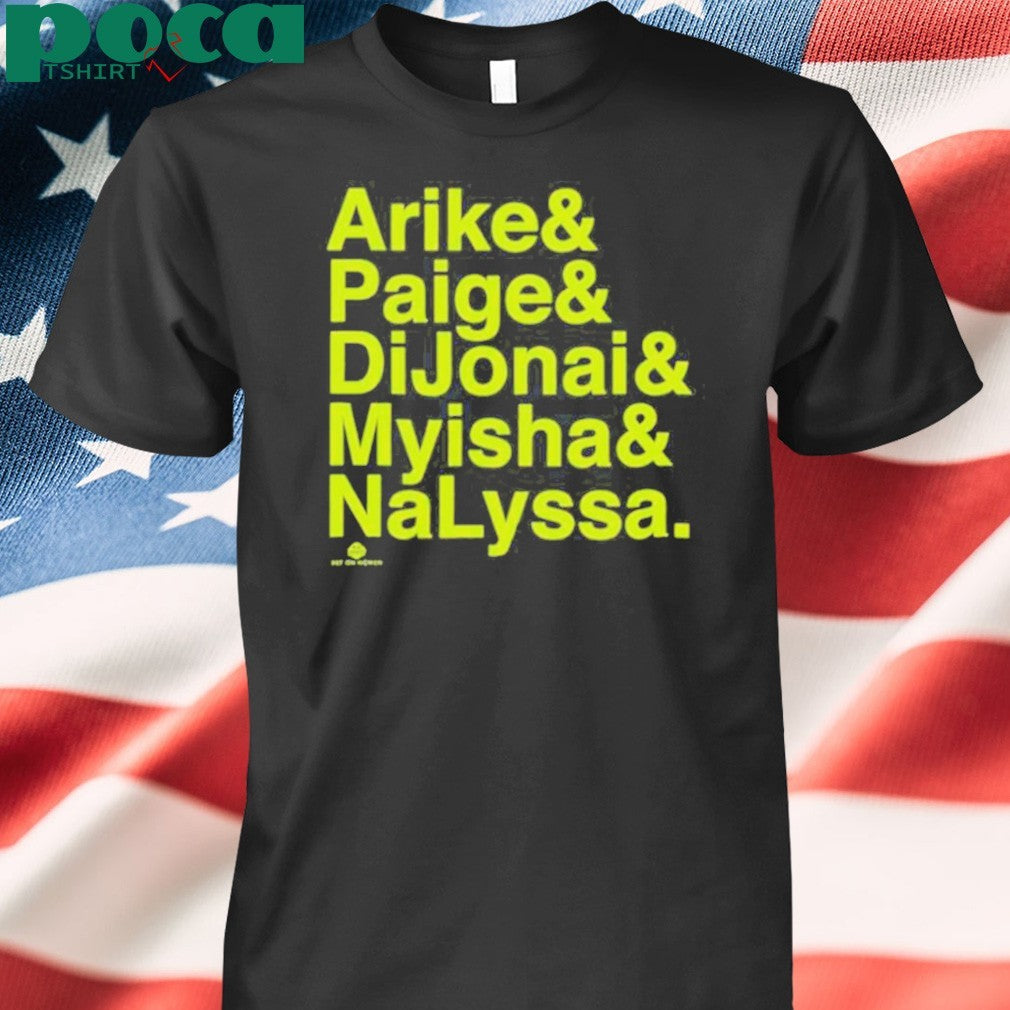 Ampersand Stars 2025 players Dallas WBB shirt