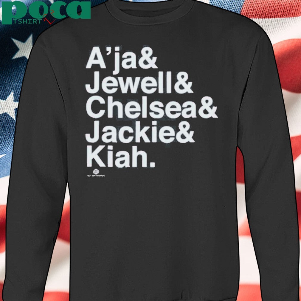 Ampersand Stars 2025 players Las Vegas Aces WBB shirt