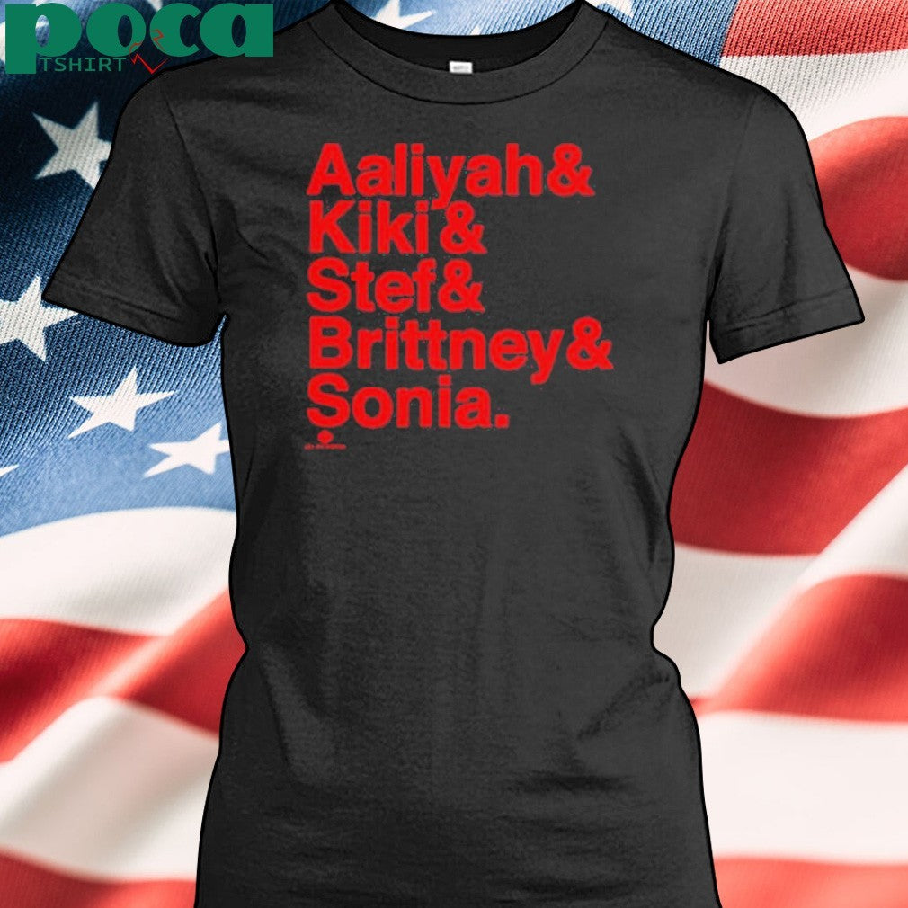Ampersand Stars 2025 players Washington Mystics WBB shirt