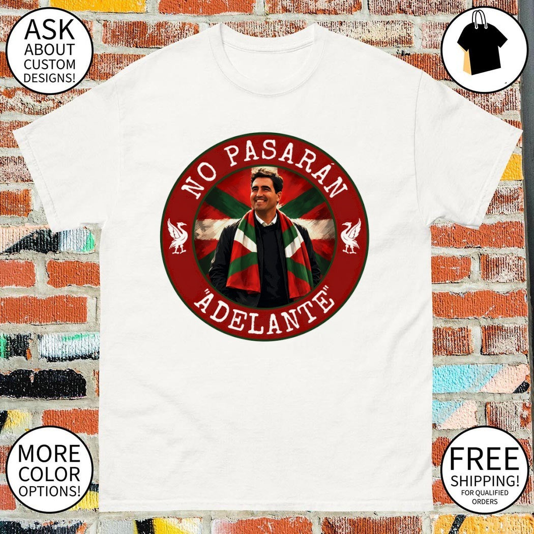 Andoni Iraola Liverpool FC No Pasarán Adelante shirt