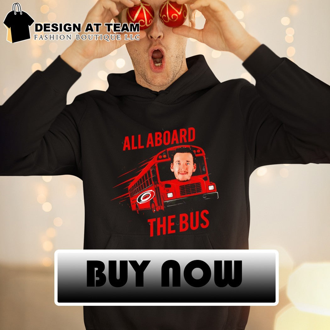 Andrei Svechnikov All Aboard the Bus Carolina Hurricanes NHL hockey player shirt