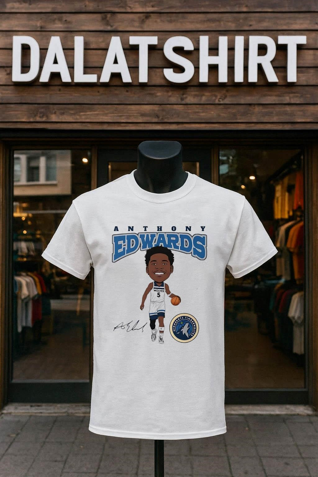 Anthony Edwards Wolves 5 Minnesota Timberwolves shirt