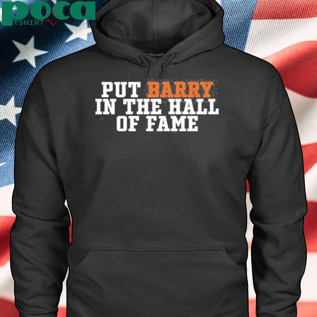 Anthony Garcia put barry in the hall of fame shirt