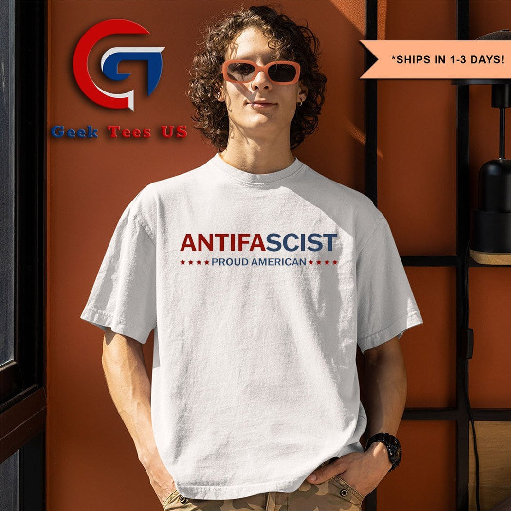 Antifa Antifascist Proud American shirt