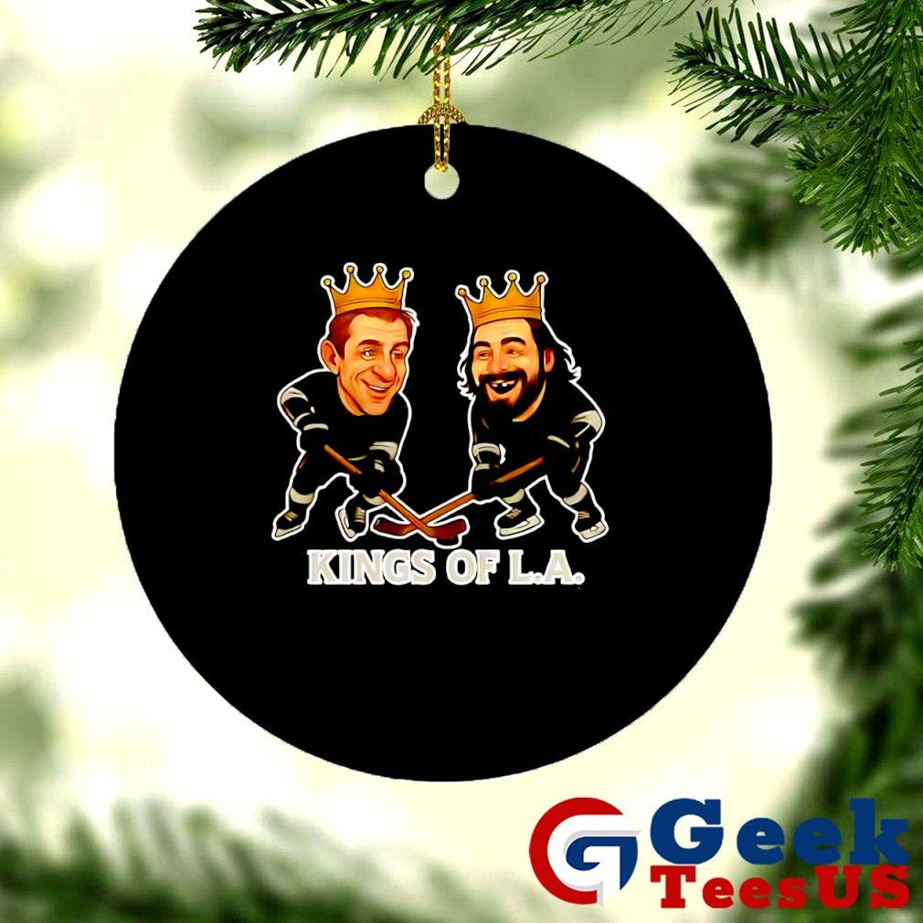 Anze Kopitar and Drew Doughty Kings Of L.A. Hockey caricatures shirt
