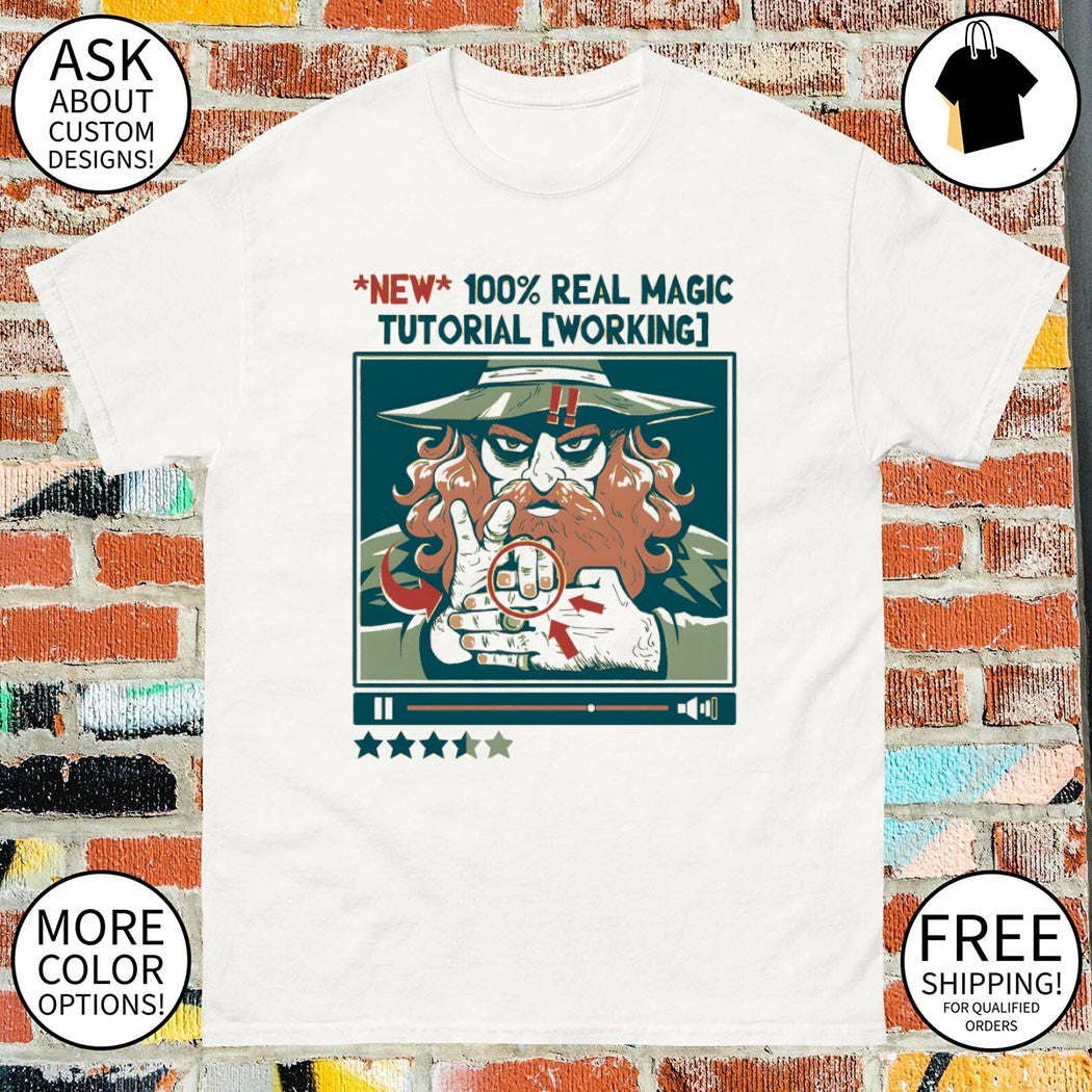 Arcane Clickbait New Real Magic Tutorial working vintage shirt
