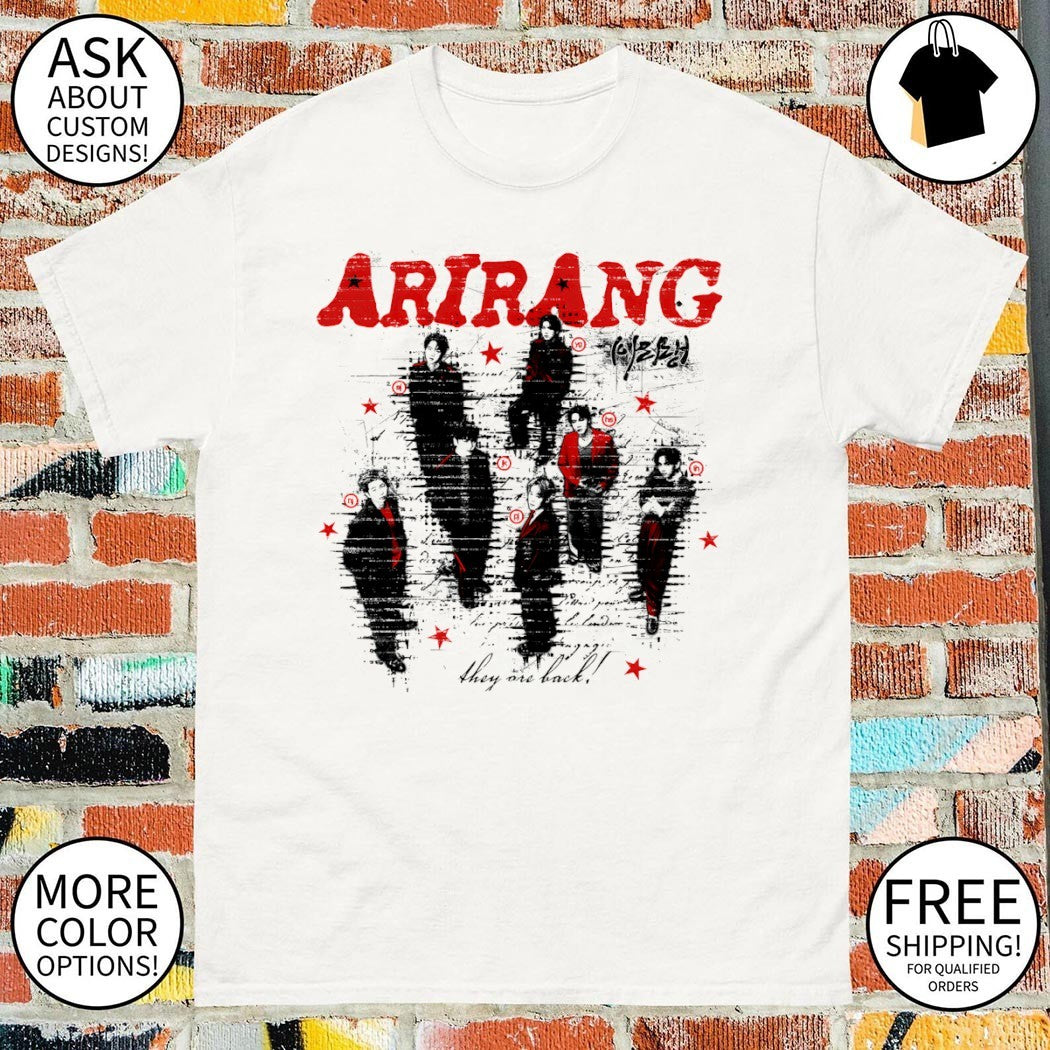 Arirang Tour BTS Band they are back shirt