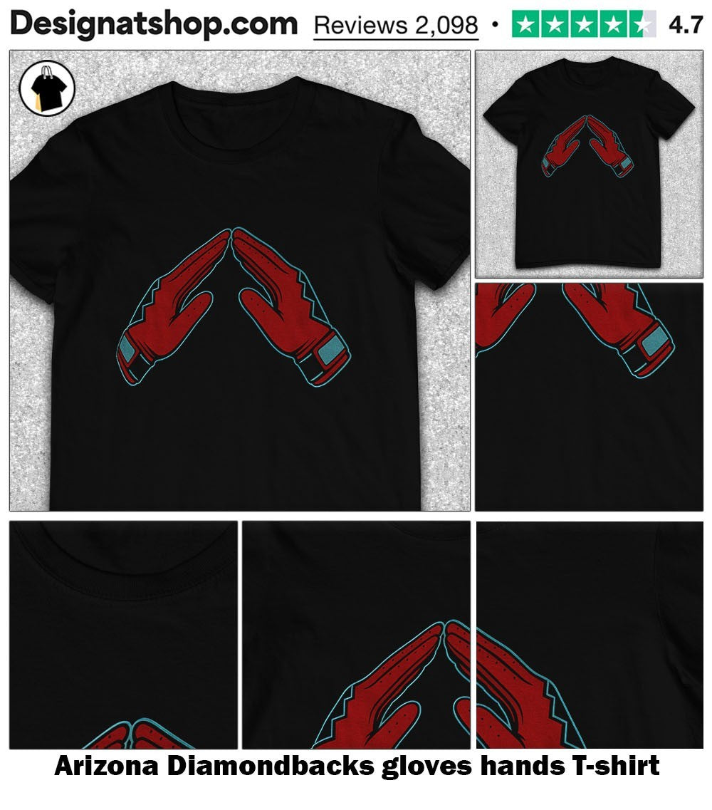 Arizona Diamondbacks gloves hands shirt