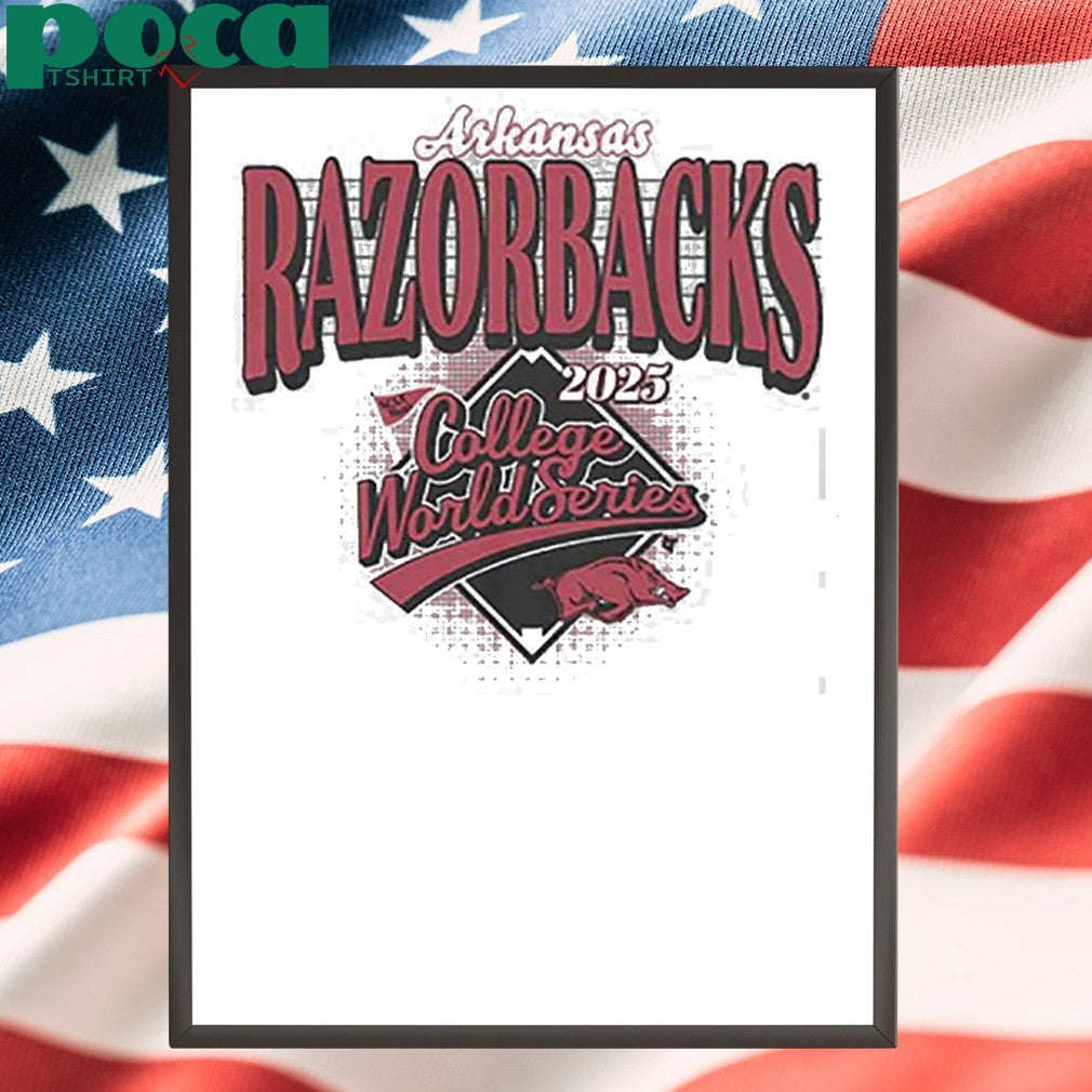 Arkansas Baseball 2025 College World Series Shirt