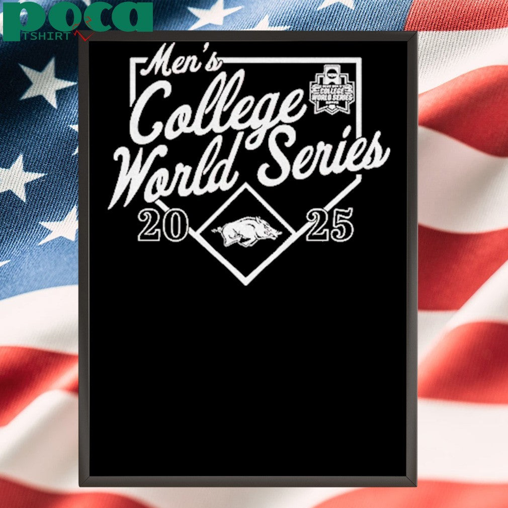 Arkansas Razorbacks 2025 NCAA Baseball Men’s College World Series Bullpen Ace T-Shirt