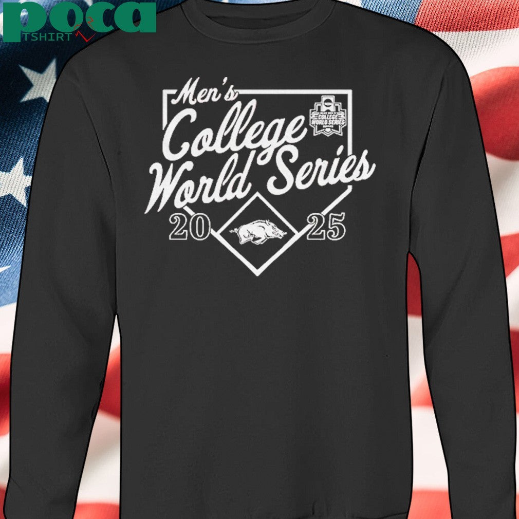 Arkansas Razorbacks 2025 NCAA Baseball Men’s College World Series Bullpen Ace T-Shirt