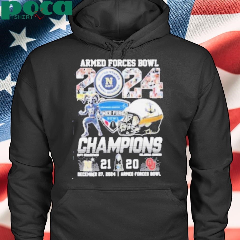 Armed Forces Bowl Champions Navy Midshipmen 21 20 Oklahoma Sooners Final Score Shirt