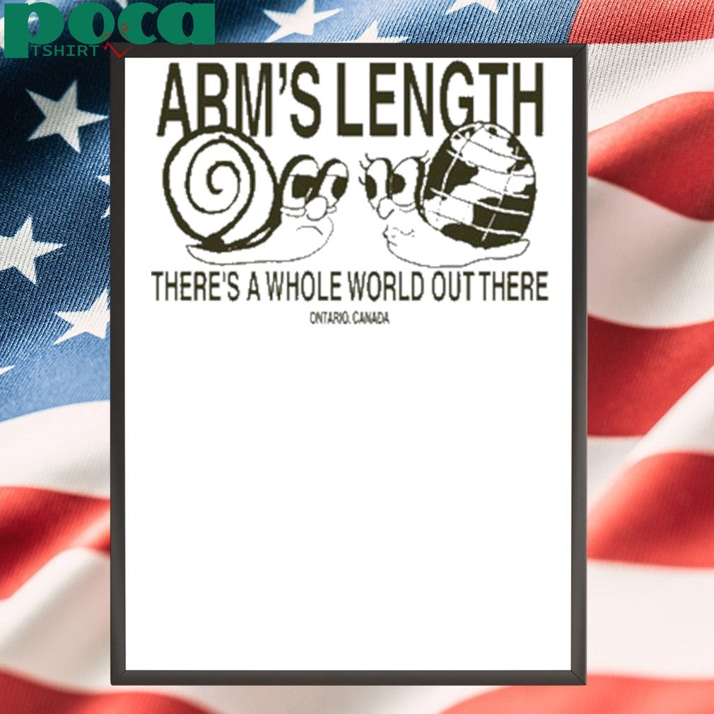 Arm’s Length There’s A Whole World Out There Snail Shirt