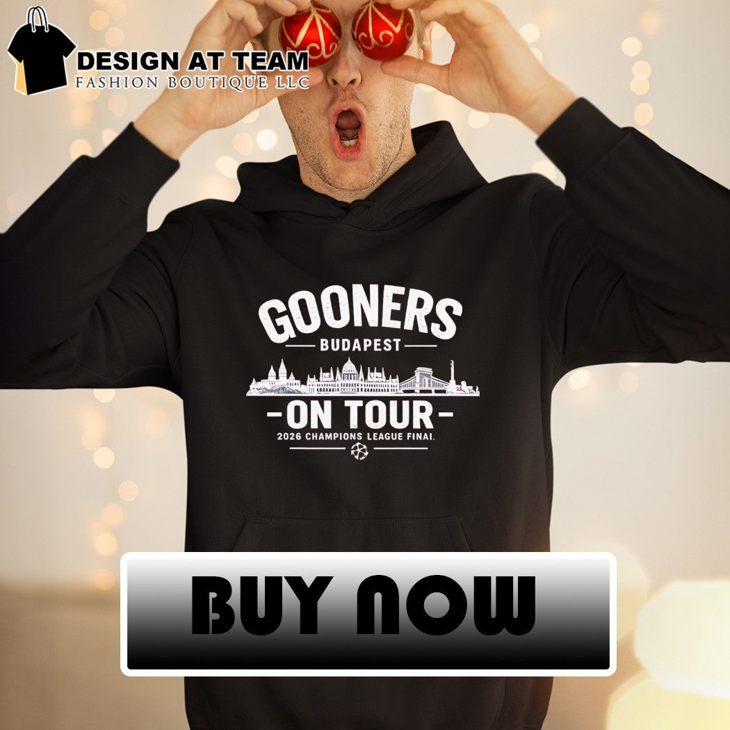 Arsenal Champions League Final Gooners Budapest 2026 shirt
