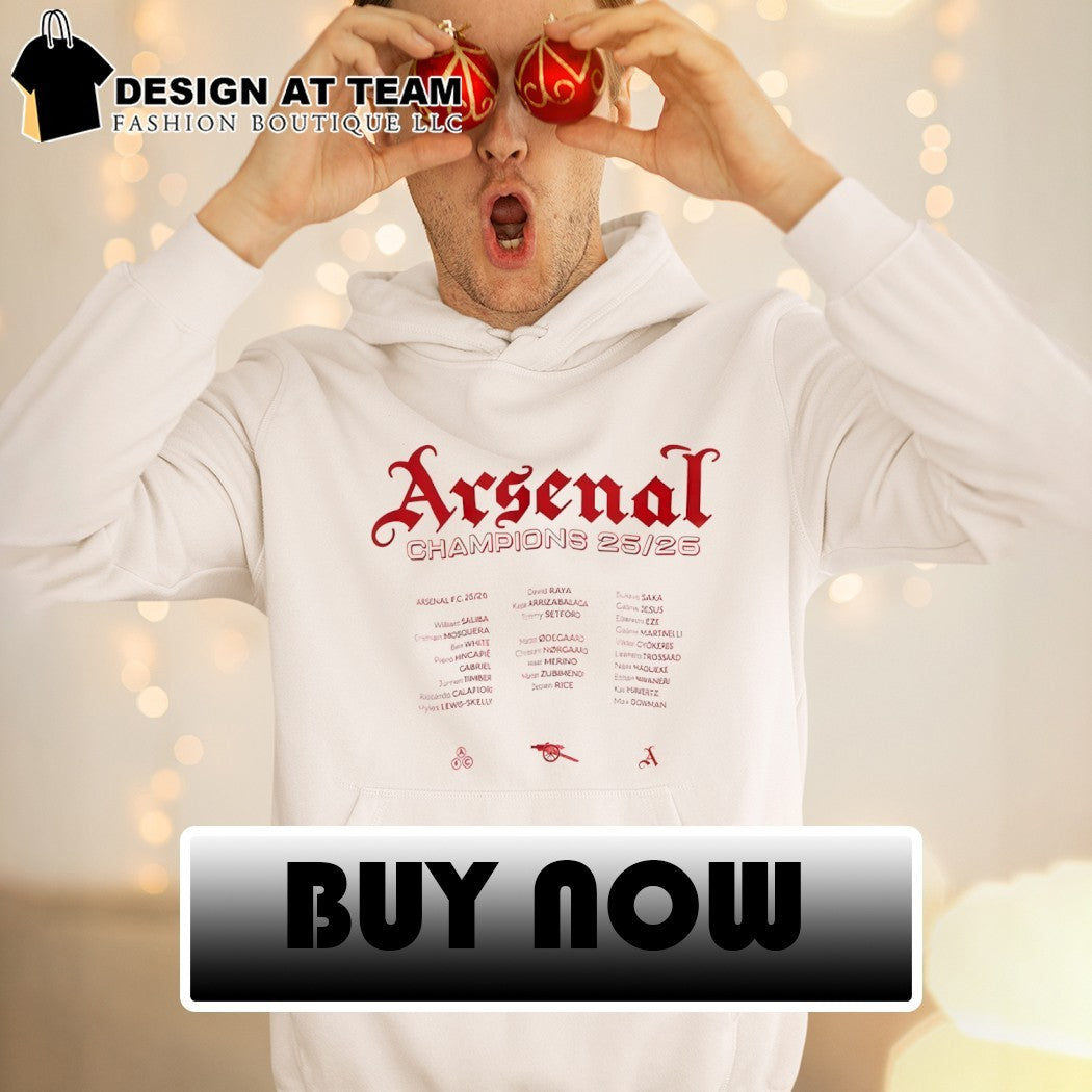 Arsenal FC Champions 25 26 Premier League shirt