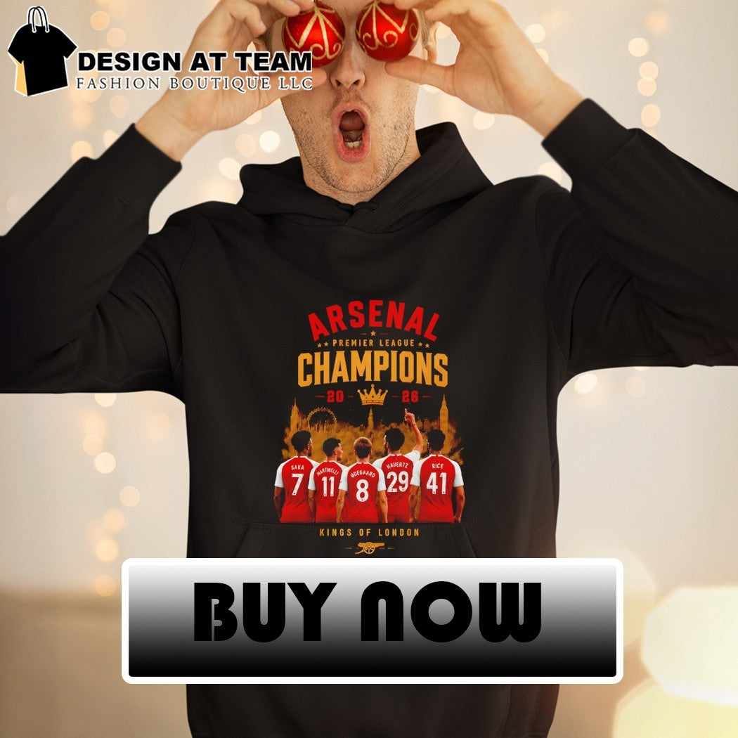 Arsenal FC Kings of London Soccer Champions 2026 shirt