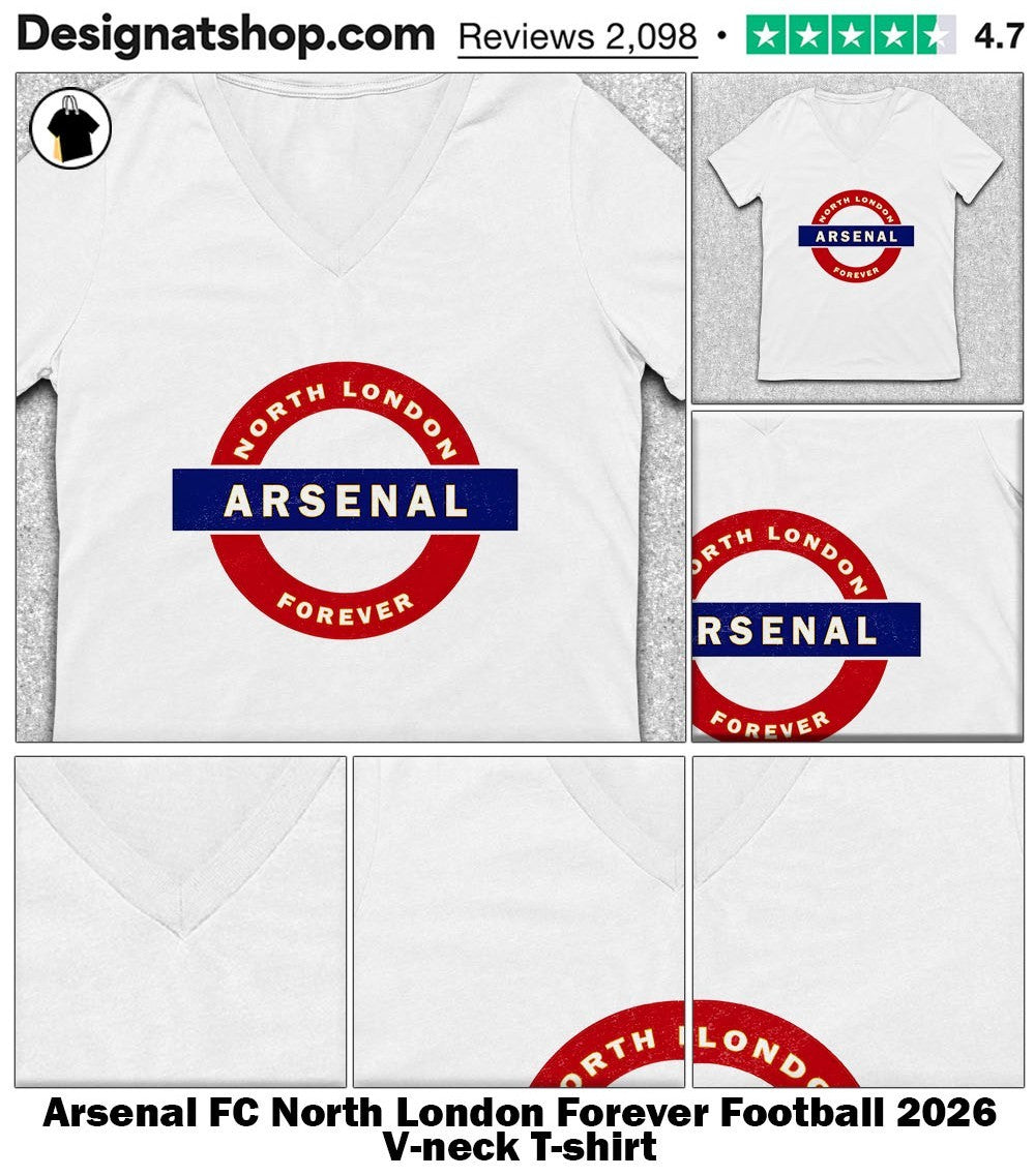 Arsenal FC North London Forever Football 2026 shirt