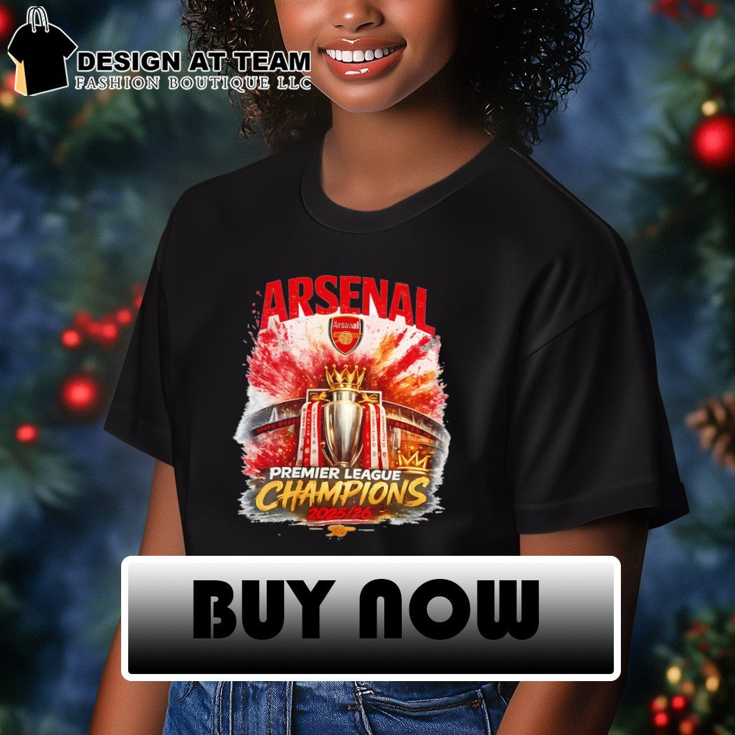 Arsenal FC Premier League Champions 2025 26 Cup shirt