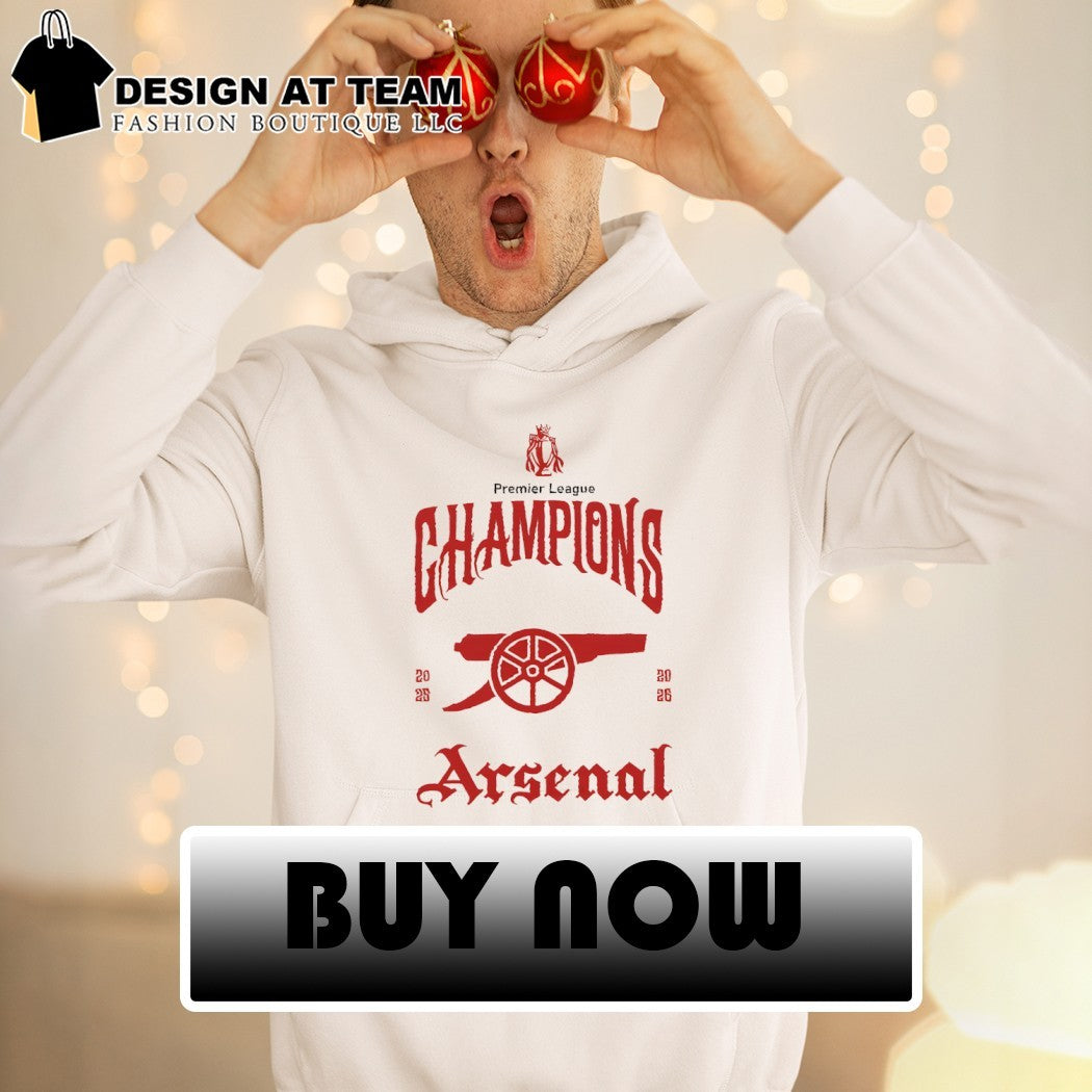 Arsenal FC Premier League Champions 2025 26 North London Forever shirt