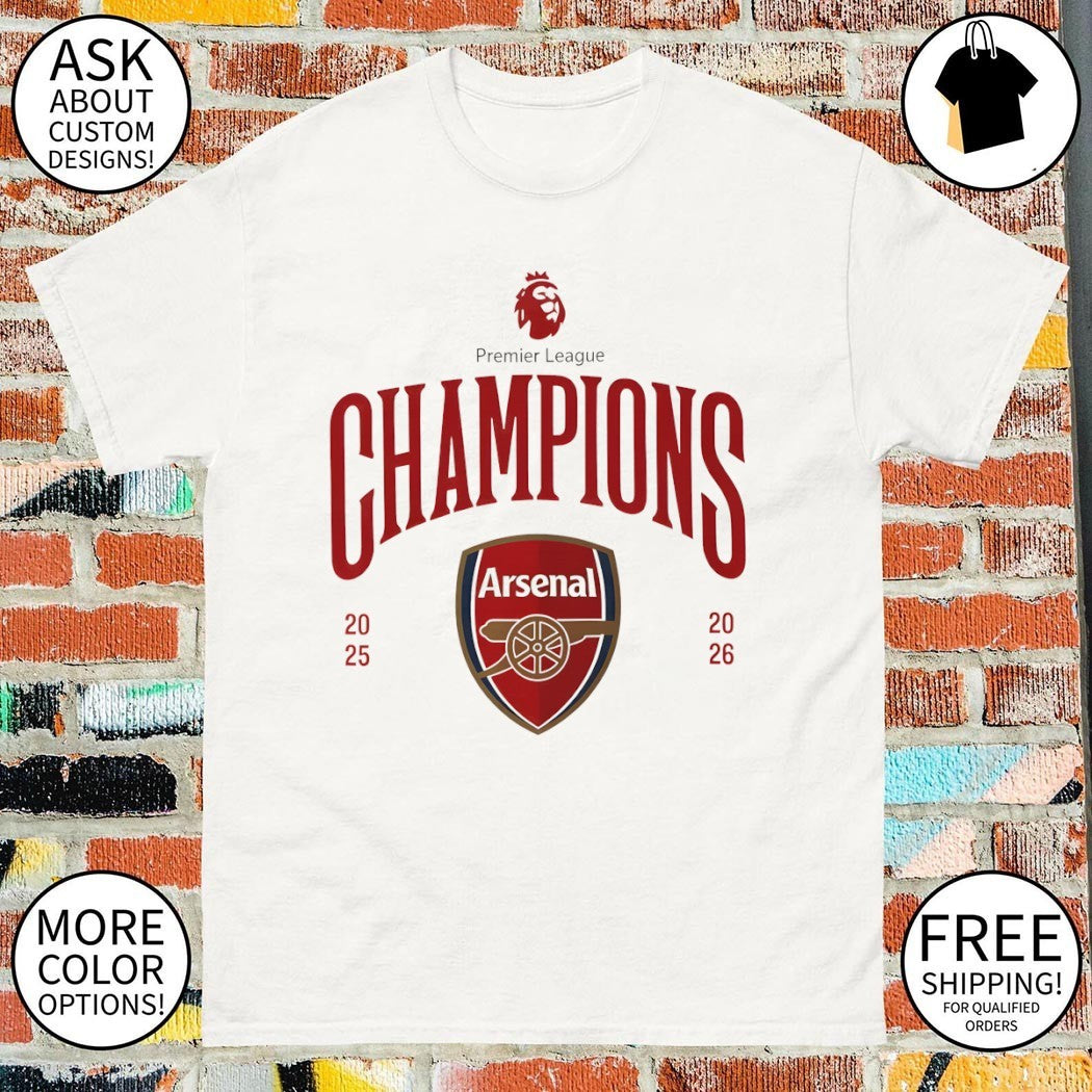 Arsenal FC Premier League Champions 2025 26 shirt